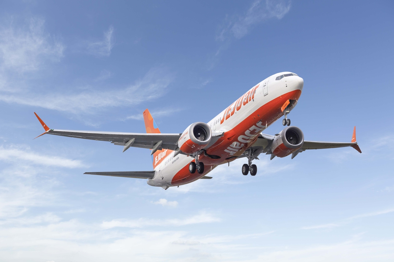 A Jejuair Boeing 737-8 aircraft. [Provided by Jejuair]