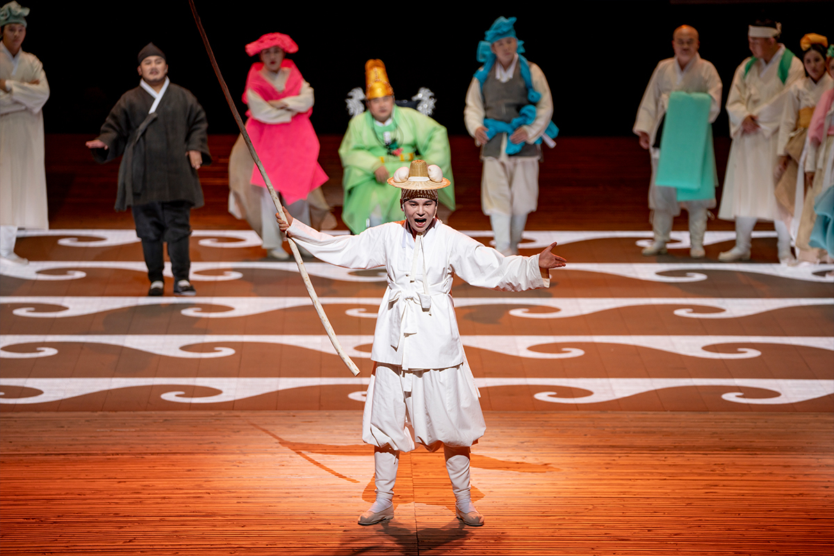 The 2022 production of “Rabbit’s Eight Sufferings” (National Changgeuk Company of Korea)