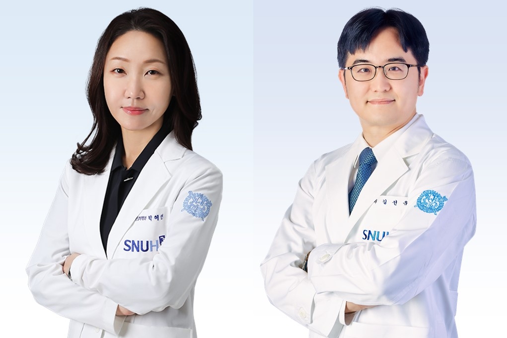 분당서울대병원 정신건강의학과 박혜연 교수(좌), 종합내과 김선욱 교수(우)