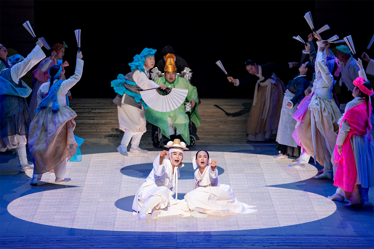 The 2022 production of “Rabbit’s Eight Sufferings” (National Changgeuk Company of Korea)