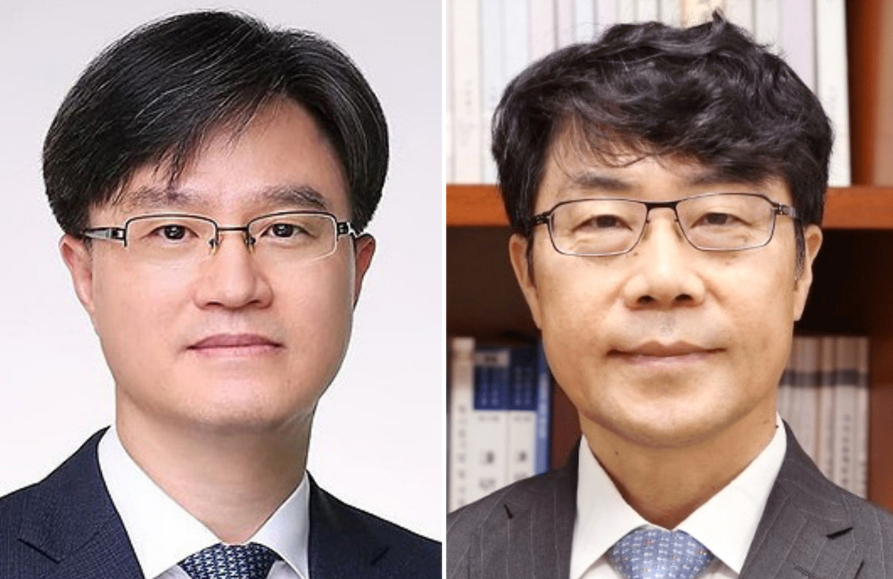 Son Bong-kie (left) and Kim Sung-soo (Yonhap)