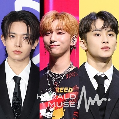에반(희승), 건일, 마크/사진=헤럴드뮤즈 DB