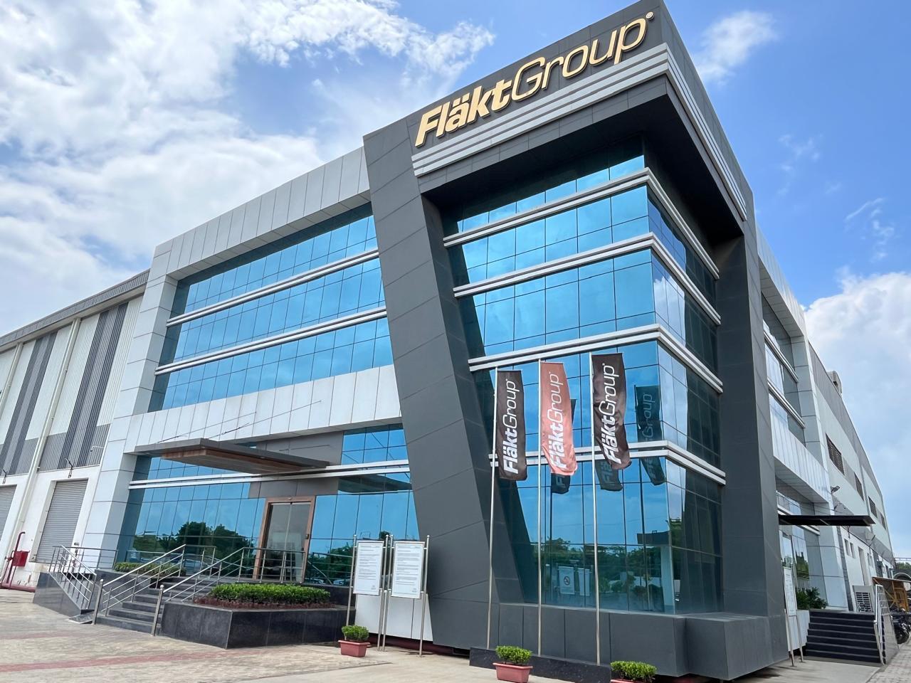 Samsung Electronics has completed its acquisition of Flakt Group, Europe's largest HVAC manufacturer. Pictured is the exterior of Flakt Group's headquarters. [Samsung Electronics]