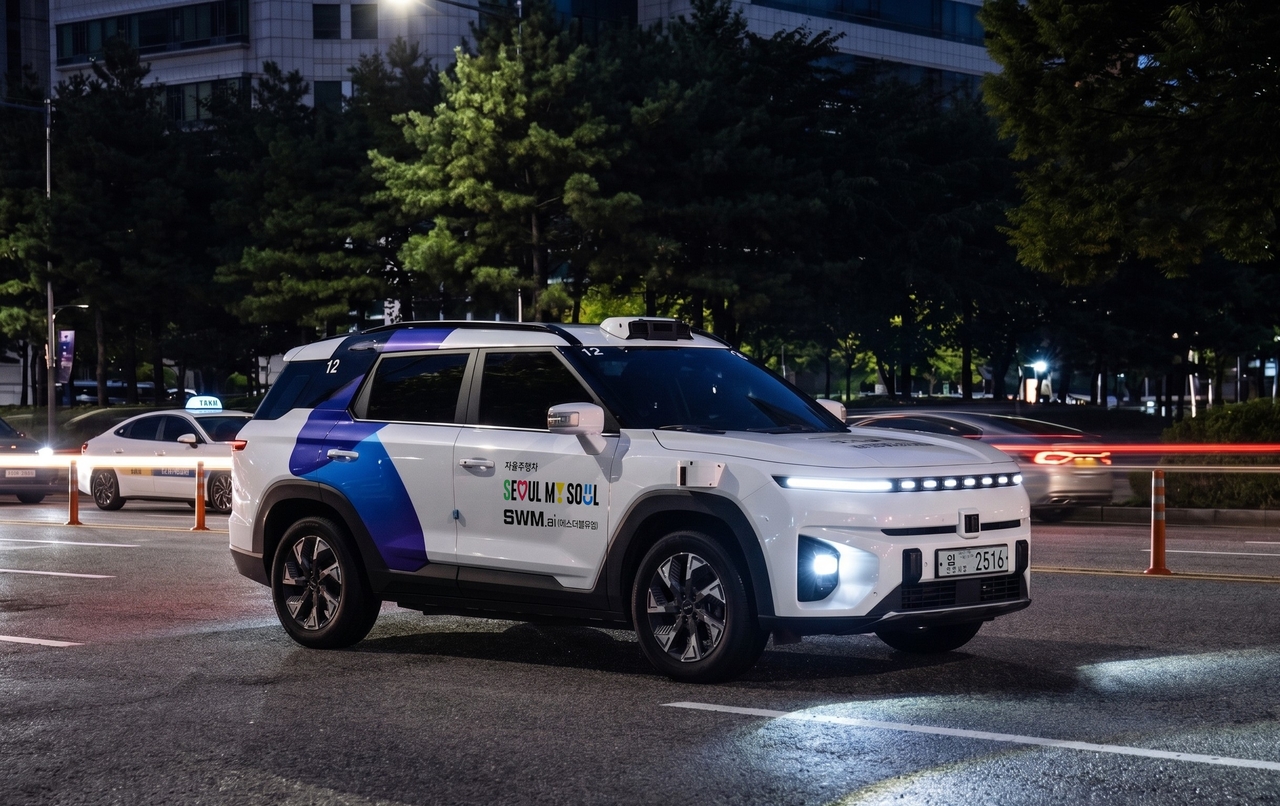 A late-night autonomous taxi in Seoul (Seoul Metropolitan Government)