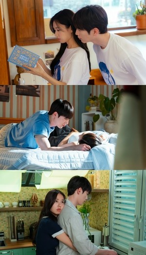 서강준X안은진, 커플티부터 자연스러운 백허그까지..10년 연애 포착(‘너 말고’)