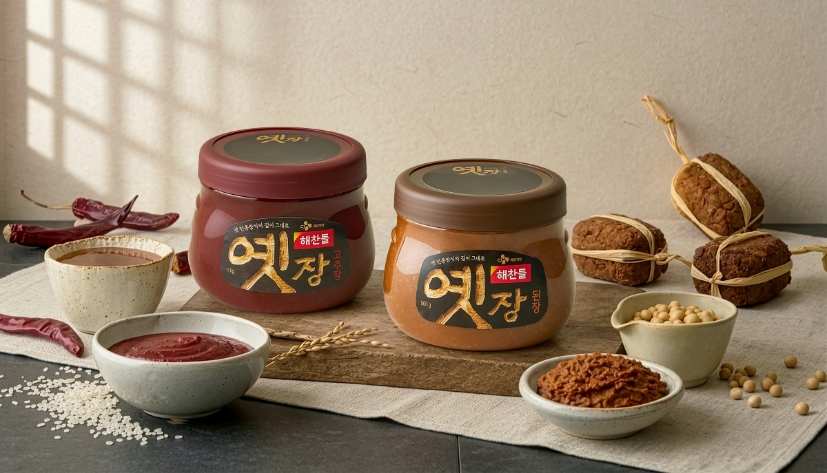 CJ제일제당 해찬들 옛장 된장과 고추장. CJ제일제당 제공
