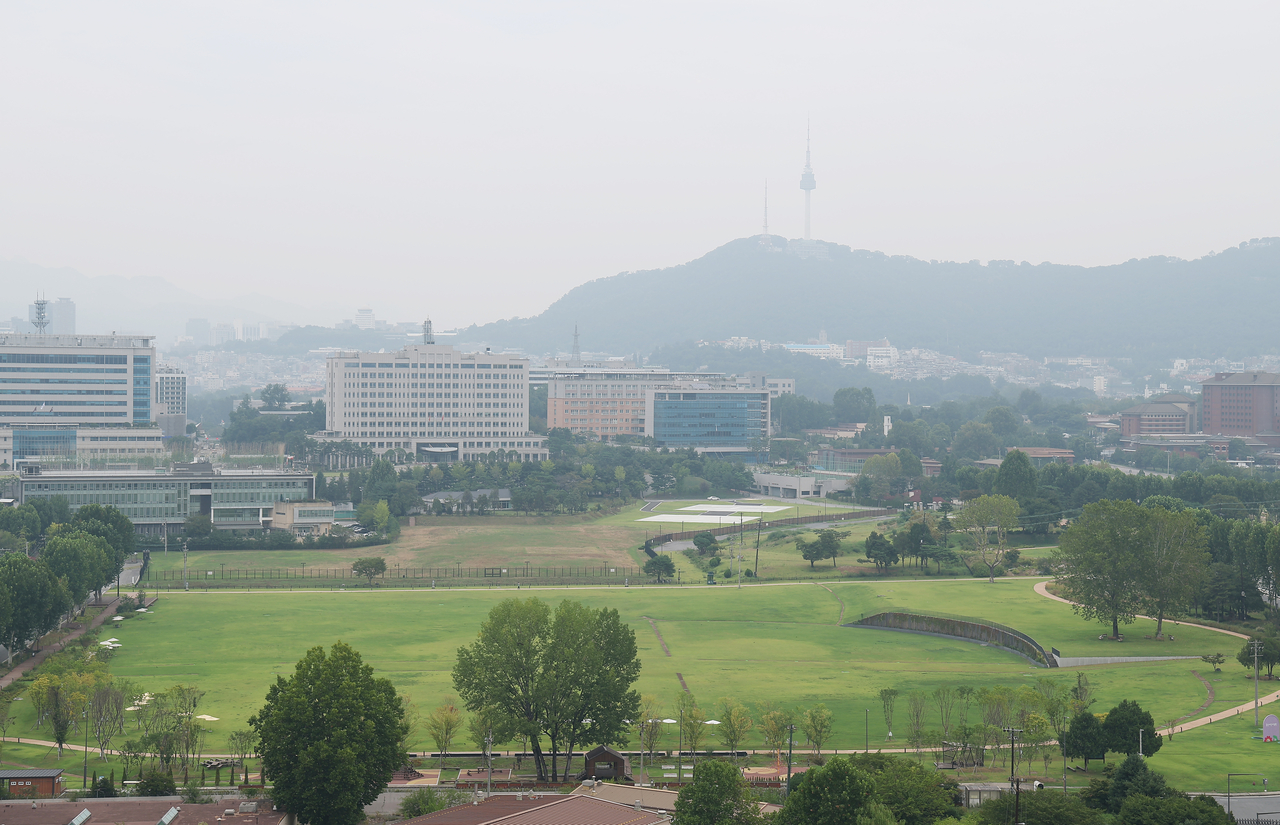 A view of Yongsan Children’s Garden inside Yongsan Park in Yongsan-gu, Seoul, taken on Thursday (Yonhap)