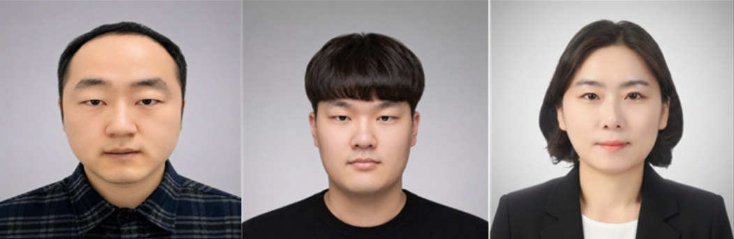 이번 연구를 수행한 KIST 연구진. 이주원(왼쪽부터) 박사후연구원, 전성주 학생연구, 정소희 선임연구원.[KIST 제공]
