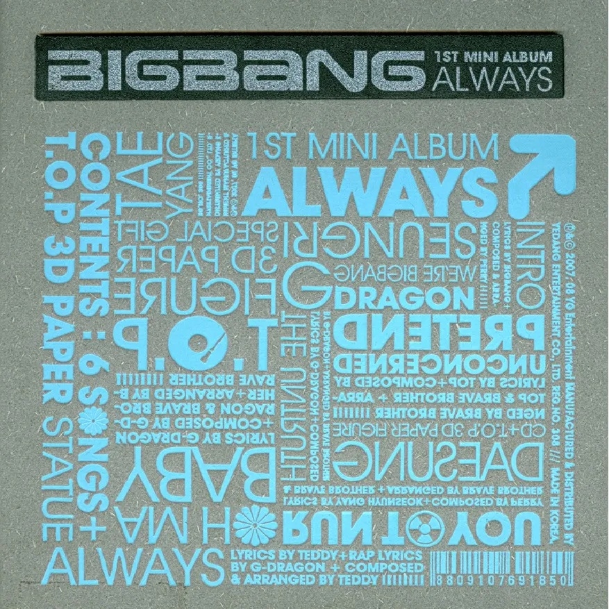 BIGBANG's first mini-album 'Always' [YG Entertainment]