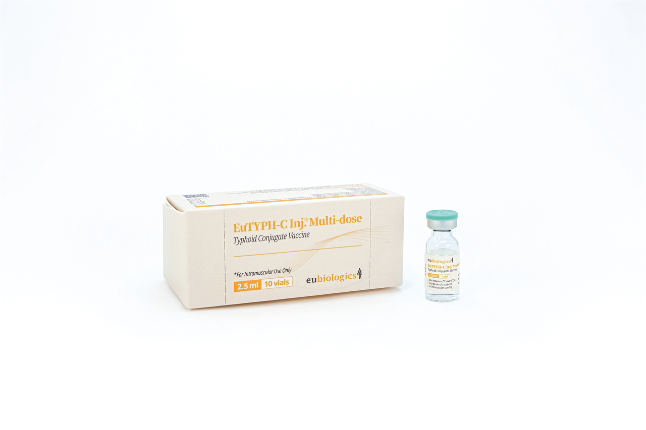 Eubiologics' typhoid conjugate vaccine EuTYPH-C Inj. Multi-dose (EuBiologics)