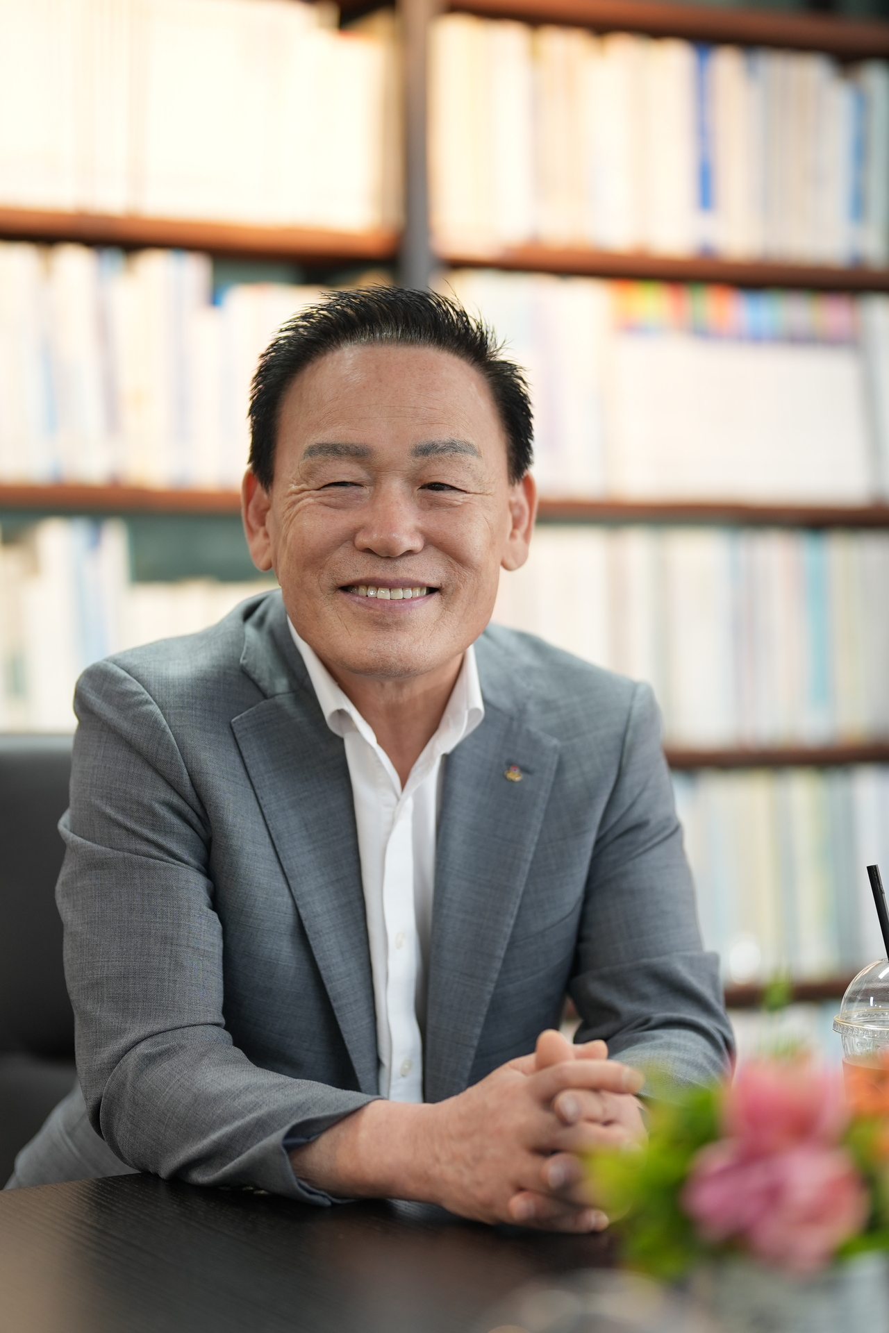 이 회장이 ‘2027 서울 세계유소년 유도대회’를 서울의 스포츠·문화·관광 자원을 결합한 대표 국제유소년 스포츠대회로 육성하겠다는 계획을 밝히고 있다. 양정원 기자