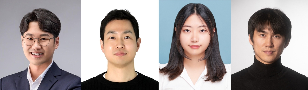 김명수(왼쪽부터), 김병조 교수, 김다현 연구원, 연펑자오 박사.[UNIST 제공]