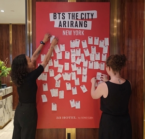 Гостиница 33 Hotels в Нью-Йорке завершила коллаборацию с BTS