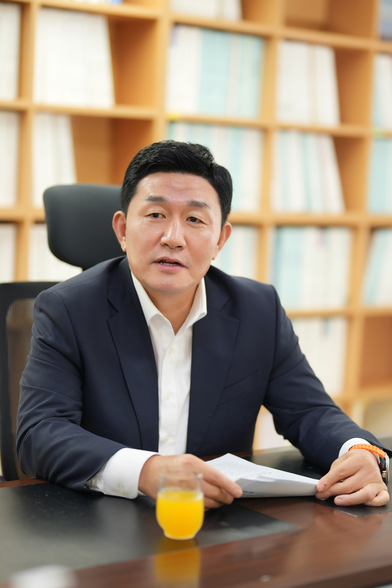 황철규 문화체육관광위원장이 25일 헤럴드경제와의 인터뷰에서 서울의 문화·관광·체육 정책 방향에 대해 설명하고 있다. 양정원 기자