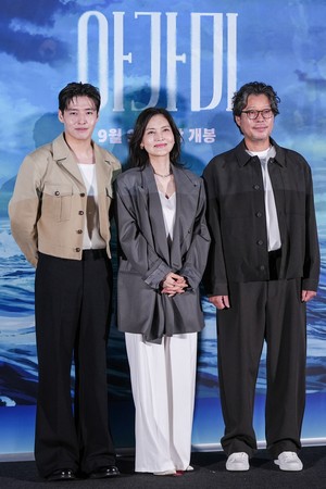[포토] 강하늘-김선영-유재명, ‘아가미 보러오세요’