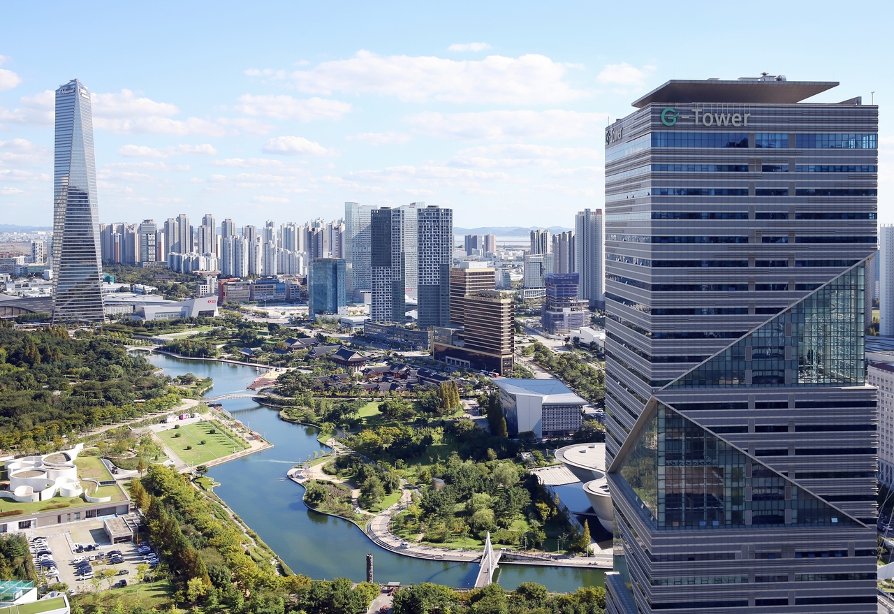 송도국제도시 전경. [IFEZ 제공]