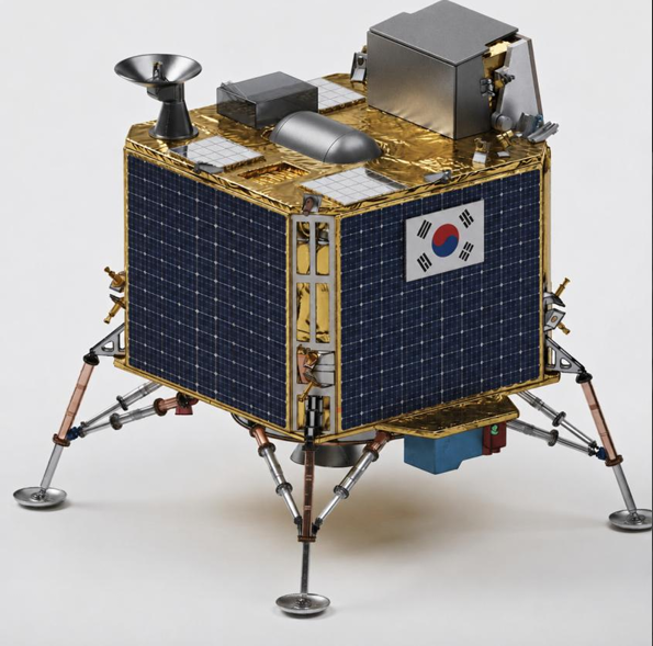 한국항공우주연구원이 개발중인 달 착륙선 형상.[한국항공우주연구원 제공]