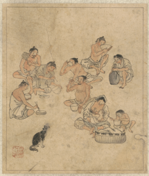 [Treasures From National Museum of Korea] 'Lunch Time' by Kim Hong-do