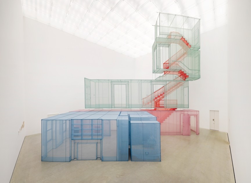 "Apartment A, Corridors and Staircases, 348 West 22nd Street" (2012) by Suh Do-ho (MMCA)