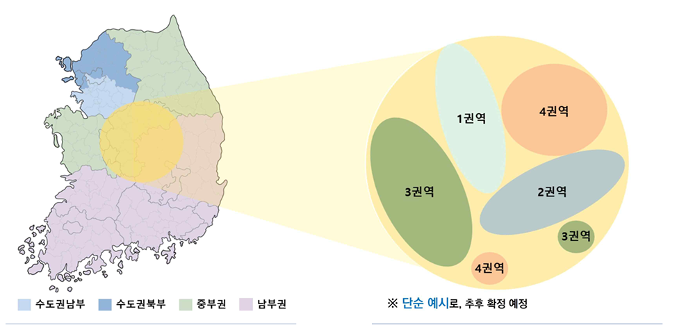KEPCO’s example of regional electricity rate zones (KEPCO)