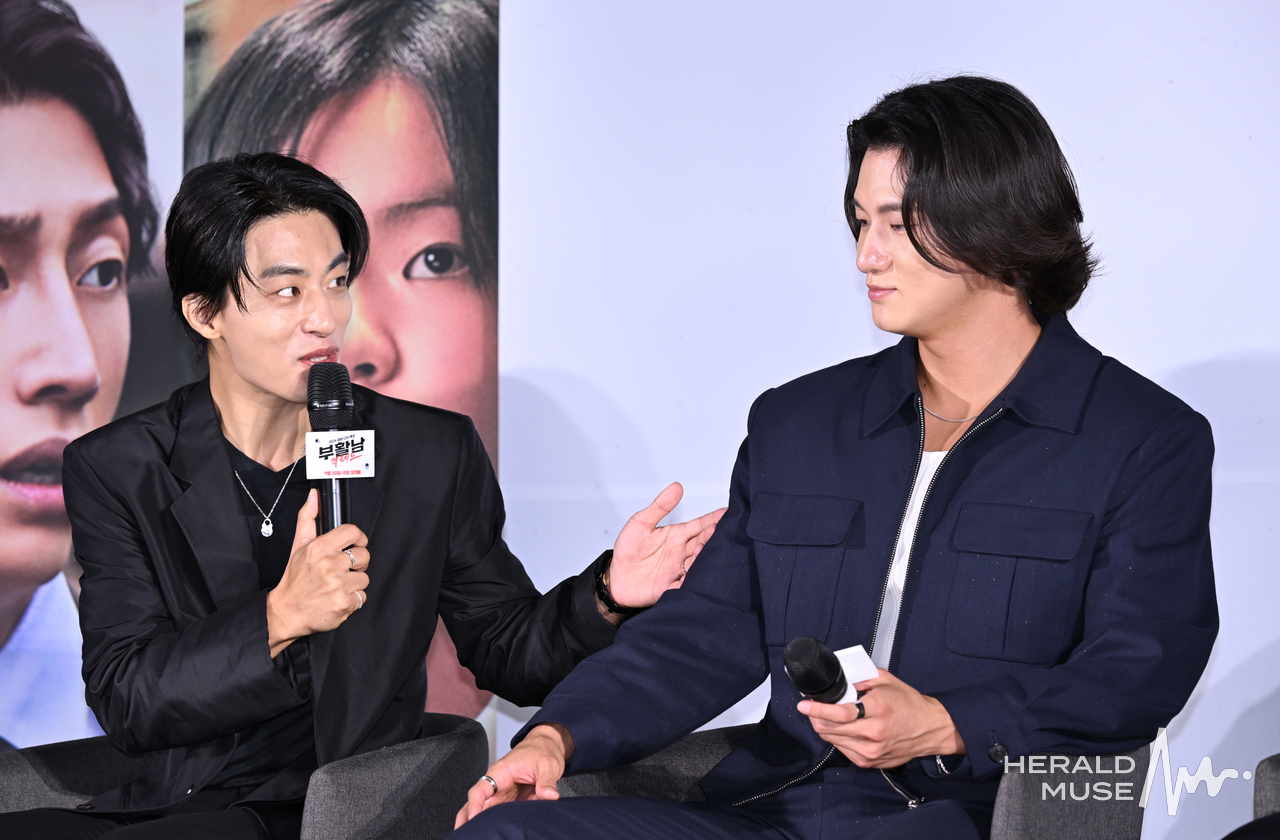 배우 구교환, 신승호/사진=윤병찬 기자