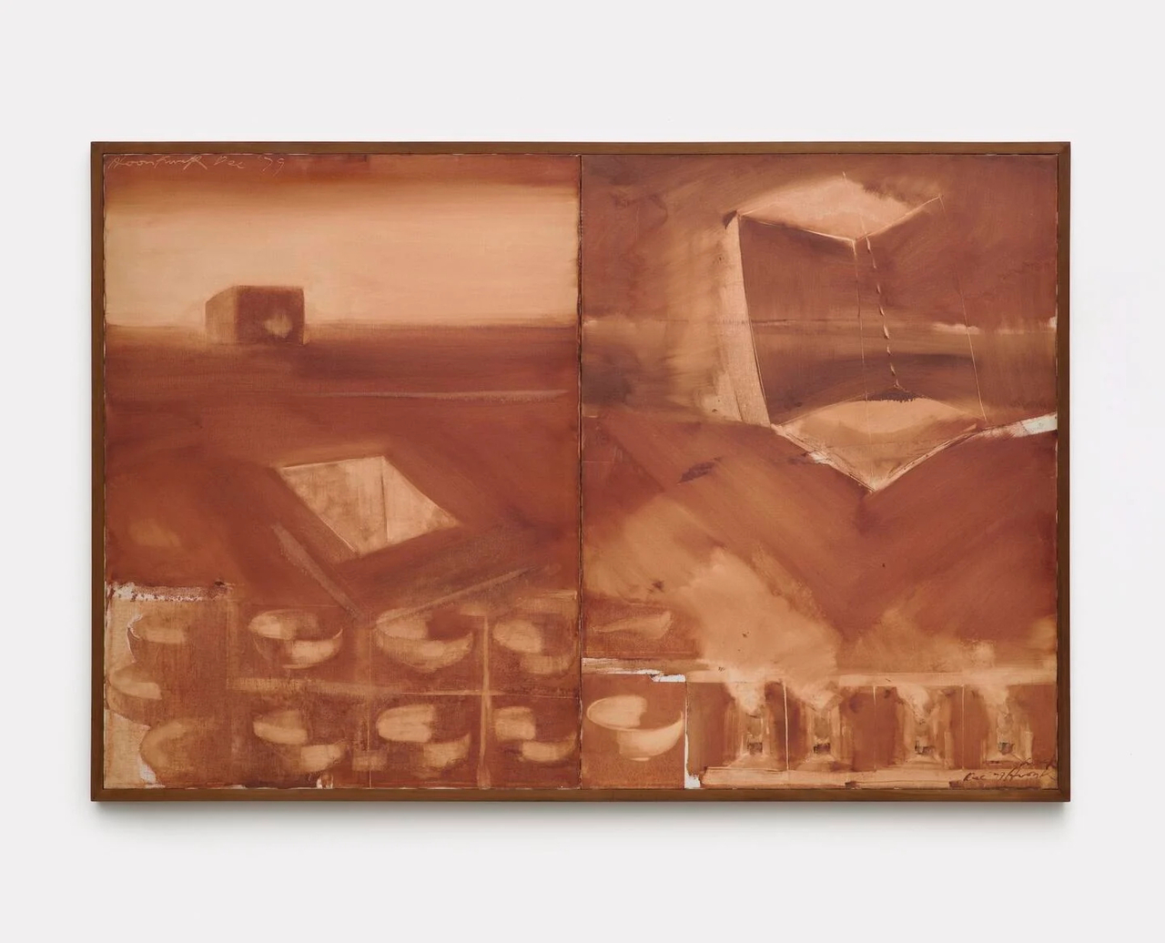Kwak Hoon's "Soil to Soil - I" (1979), shown by PNC Gallery in Frieze Seoul's Spotlight section (PNC Gallery)