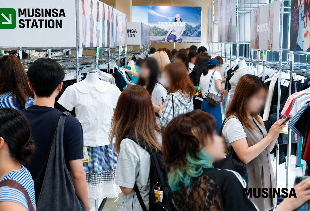 The Musinsa Station pop-up store in Harajuku, Tokyo (Musinsa)