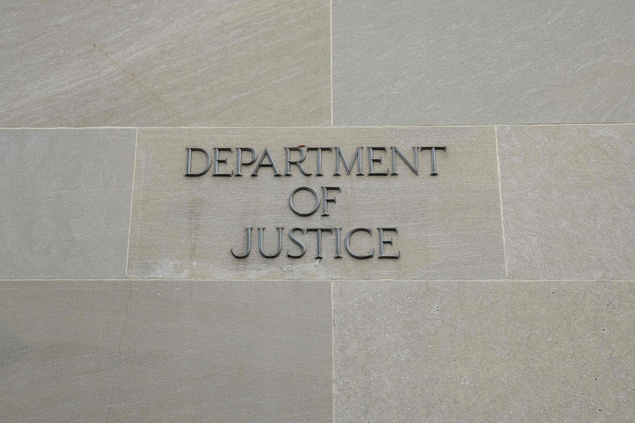 The US Department of Justice Building (AFP-Yonhap)