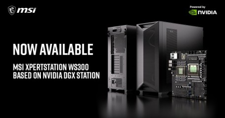 MSI XpertStation WS300 Based on NVIDIA DGX Station Now Available