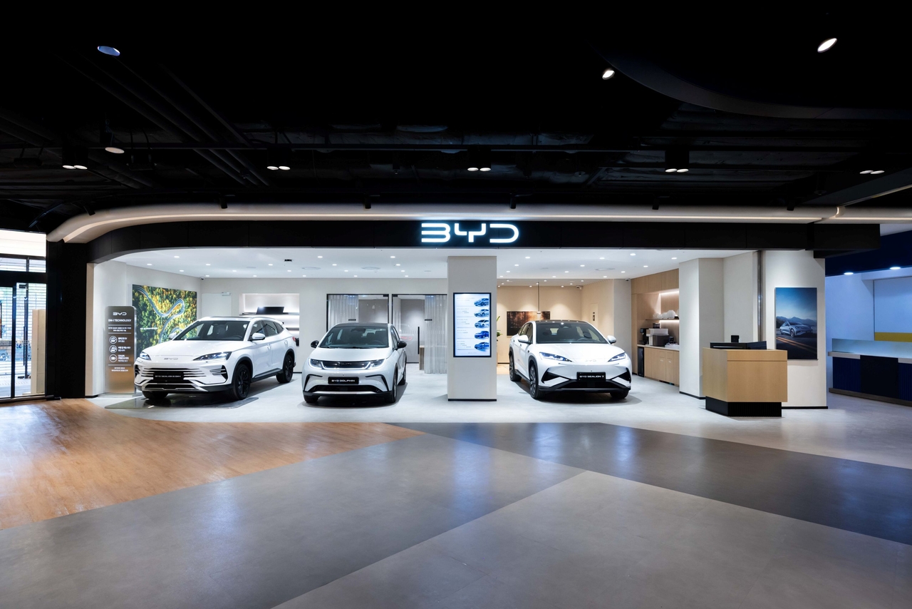 Exterior view of the BYD Auto Starfield Market Wolgyae showroom [BYD Korea]