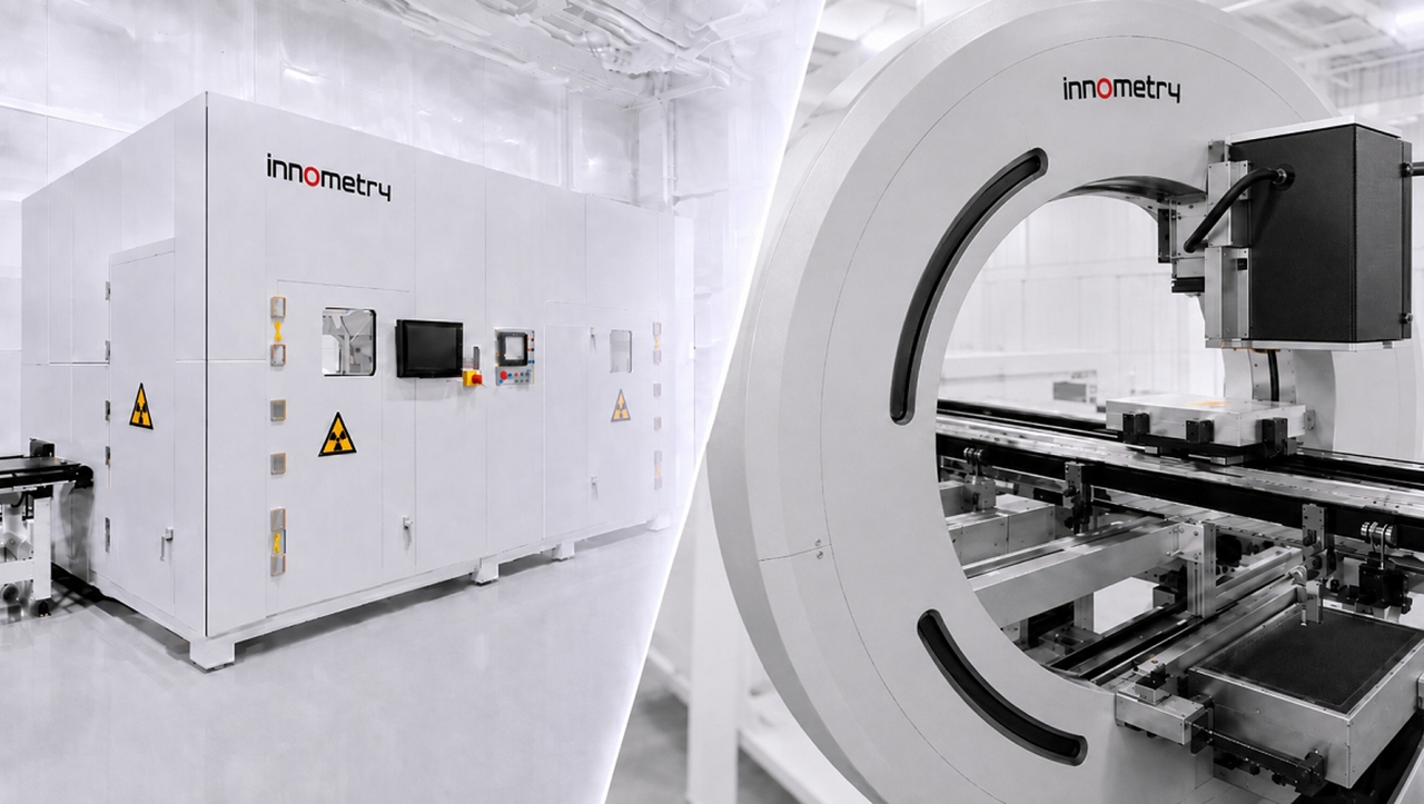 Innometry’s 1PASS-RING CT battery inspection system (Innometry)