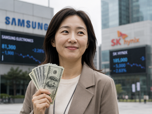 “삼전닉스 말고 달러 사자” 환율 빠지자 ‘달러예금’ 한 달 새 9조 급증 [머니뭐니]