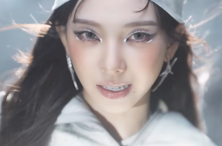 A scene from aespa's "Dirty Work" music video [Official music video]