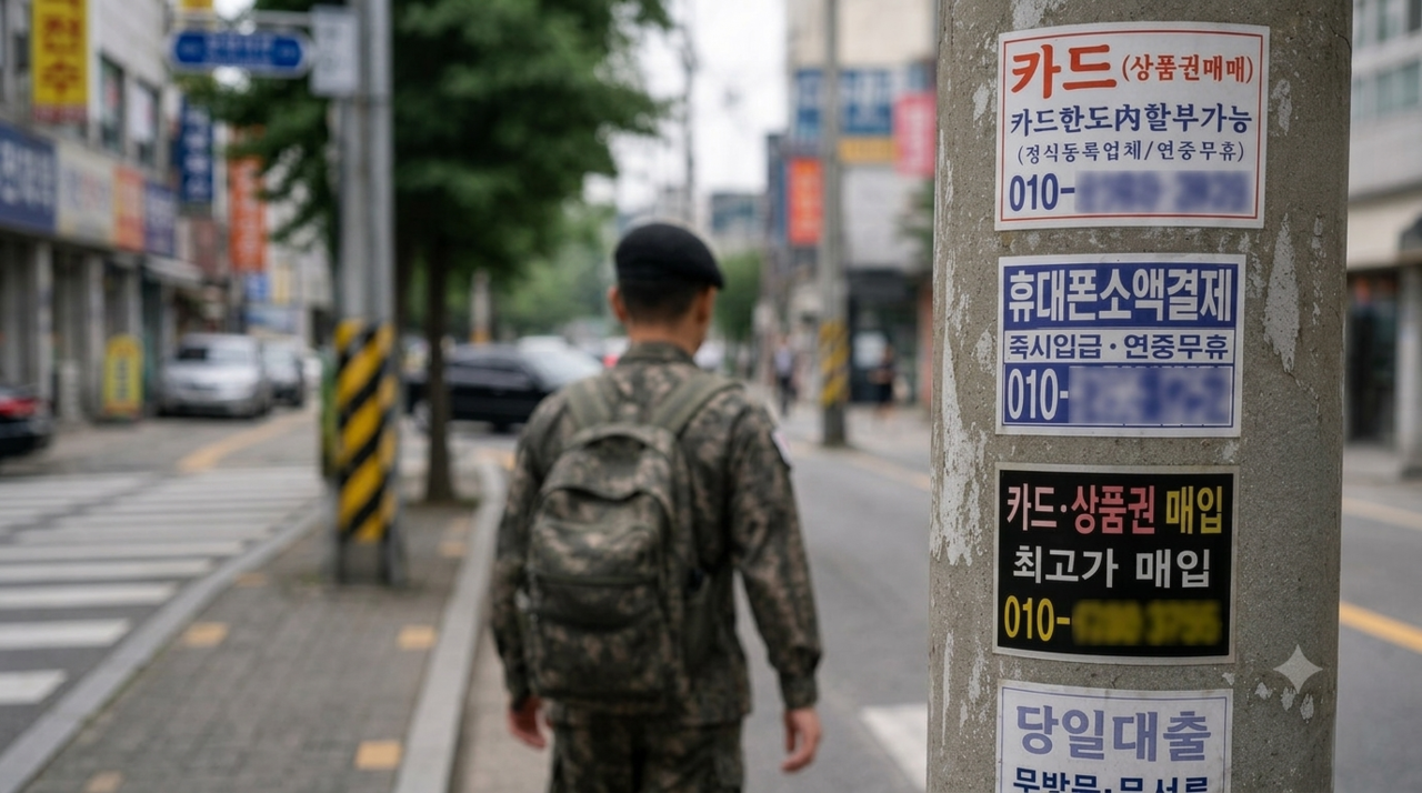 The government has decided to overhaul financial education for military personnel amid outstanding loan balances from licensed lenders to soldiers exceeding 40 billion won. Image generated by AI.
