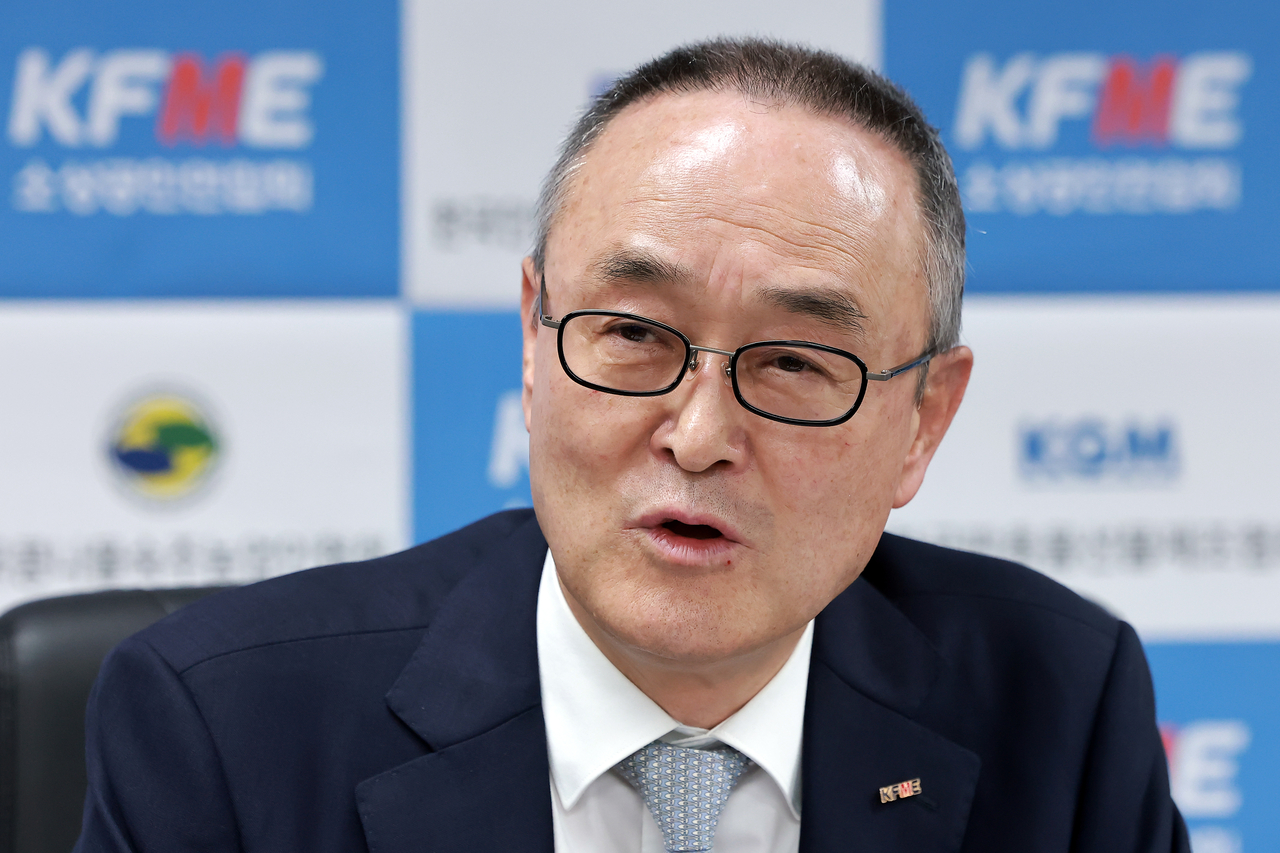 송치영 소상공인연합회 회장 [연합]