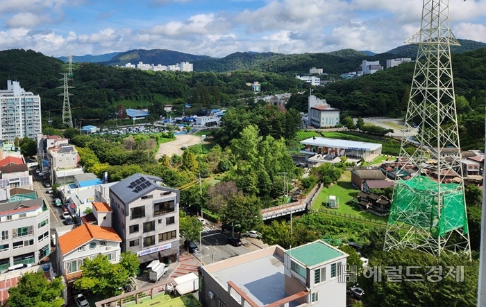 순천시 조례동 순천대 의대와 병원 부지. /박대성 기자