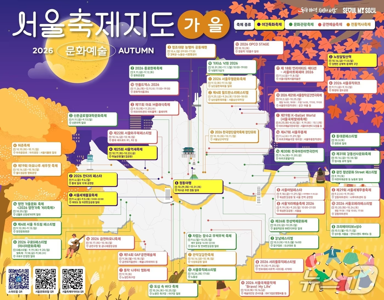 Seoul Festival Map (Seoul Metropolitan Government)