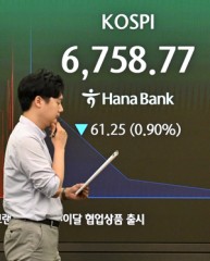 [헤럴드pic] 하락 출발하는 코스피