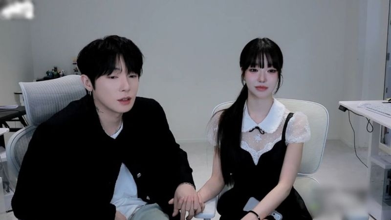 과즙세연과 남자친구인 BJ 케이 [BJ 케이 라이브 방송 화면 갈무리]