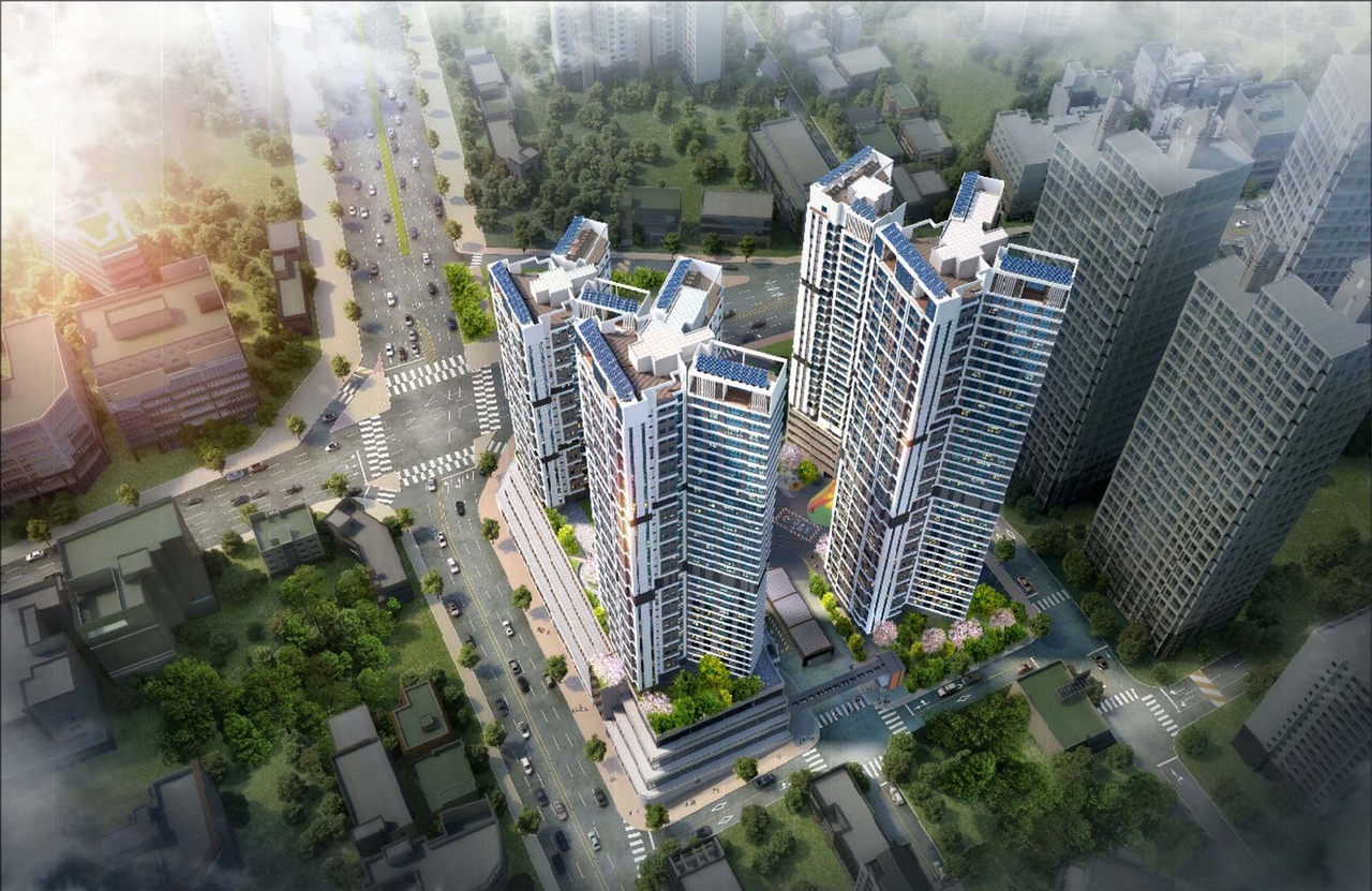 광주양산 조감도.[서한 제공]