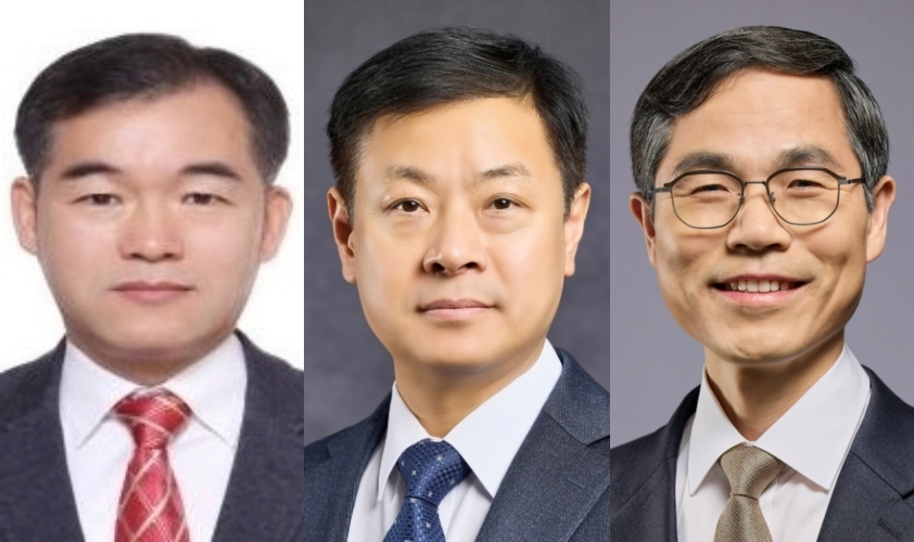 왼쪽부터 신임 임명된 김종철 경찰청 차장(경찰청장 직무대행), 고범석 서울경찰청장, 유승렬 인천경찰청장 [경찰청 제공]