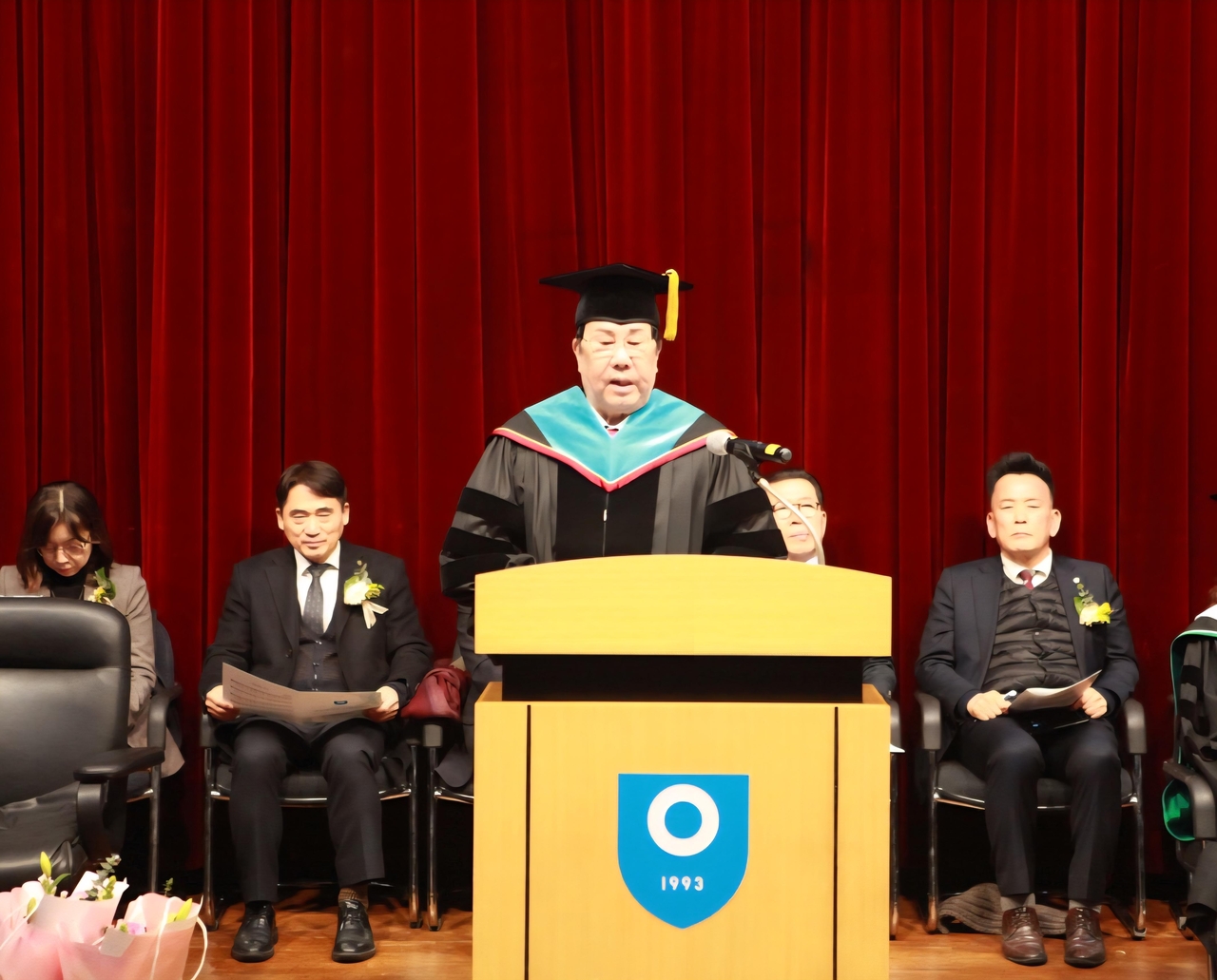 동신교육재단 이사장을 겸하고 있는 SM그룹 우오현 회장 [SM그룹 제공]