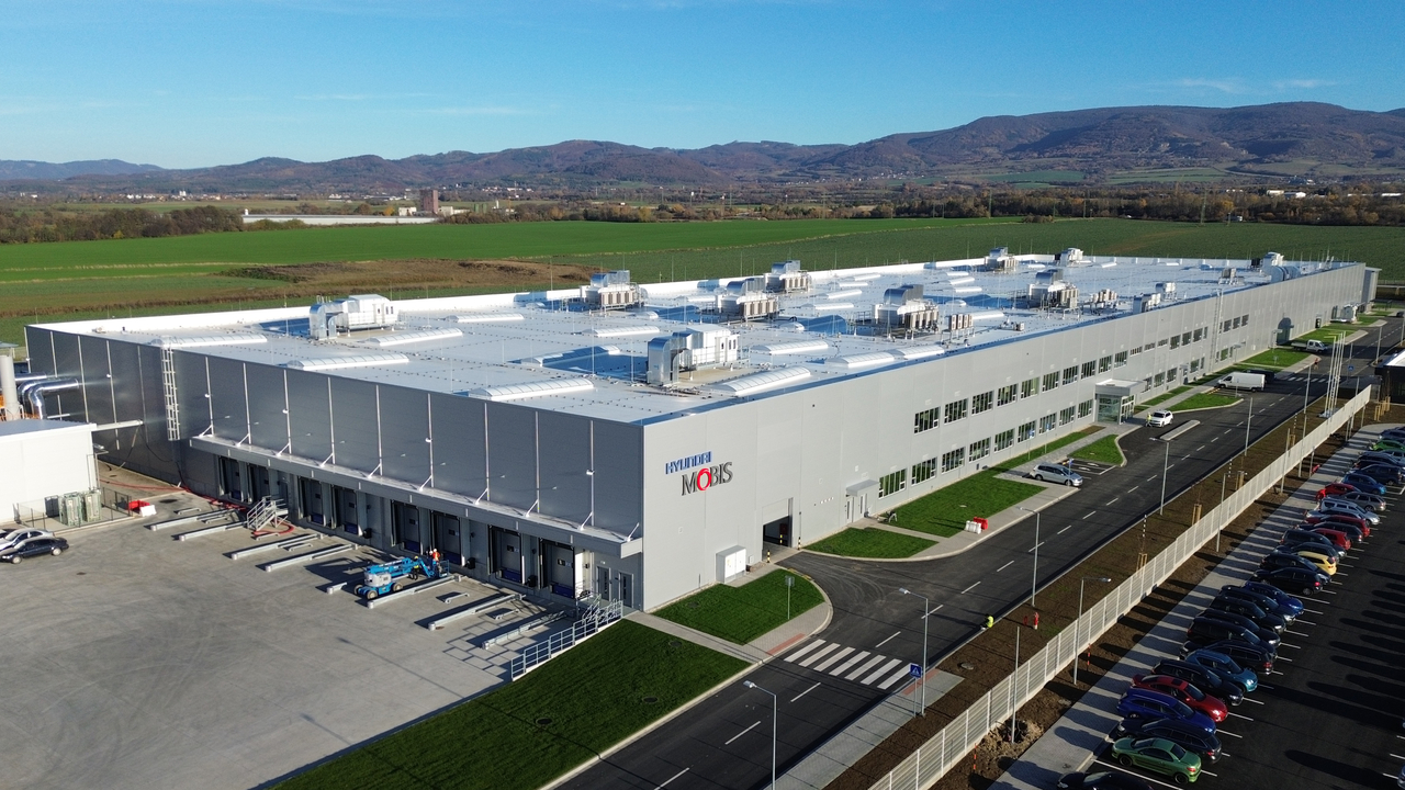 An exterior view of the Hyundai Mobis PE system factory in Novaky, Slovakia. [Provided by Hyundai Mobis]