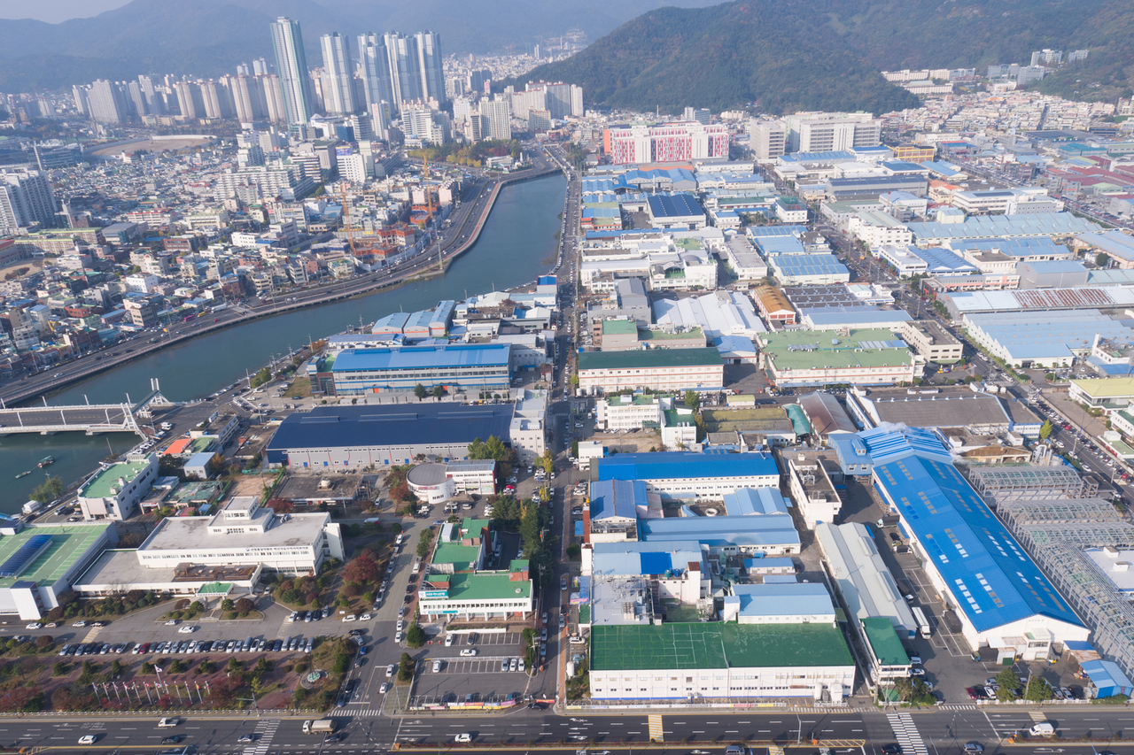 마산자유무역지역 전경 [창원시 제공]
