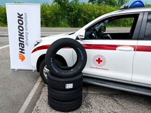 Корейская компания Hankook Tire второй год подряд жертвует шины итальянскому Красному Кресту