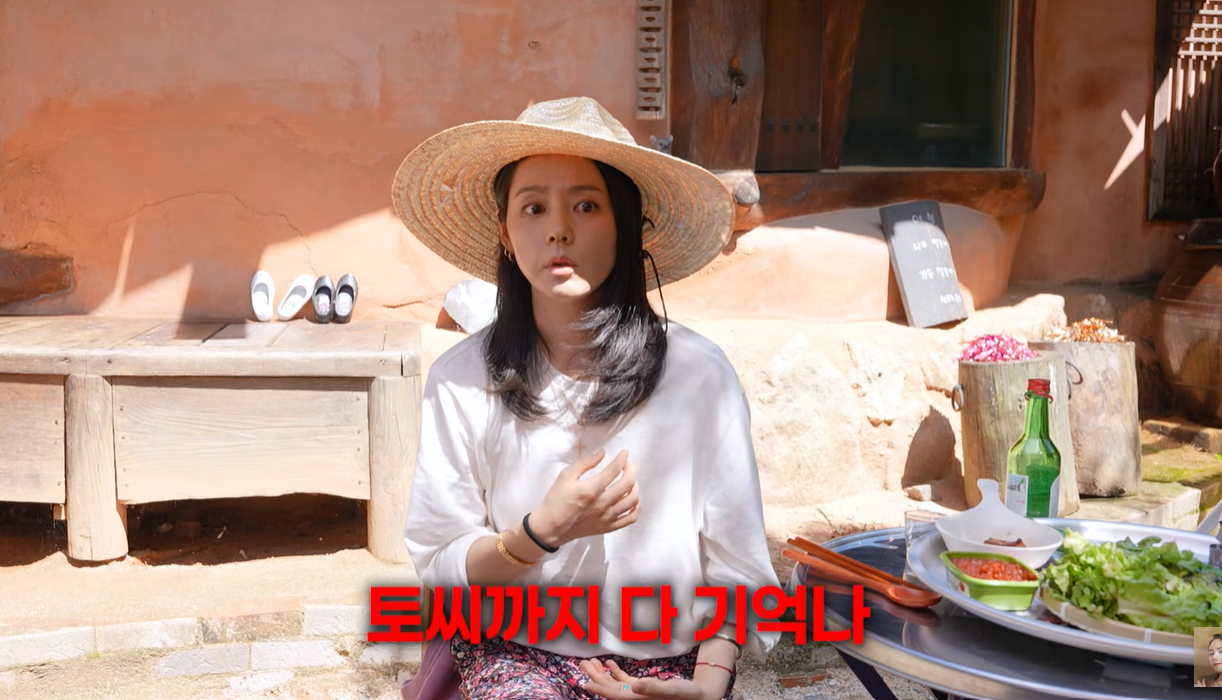 한가인 유튜브 캡처