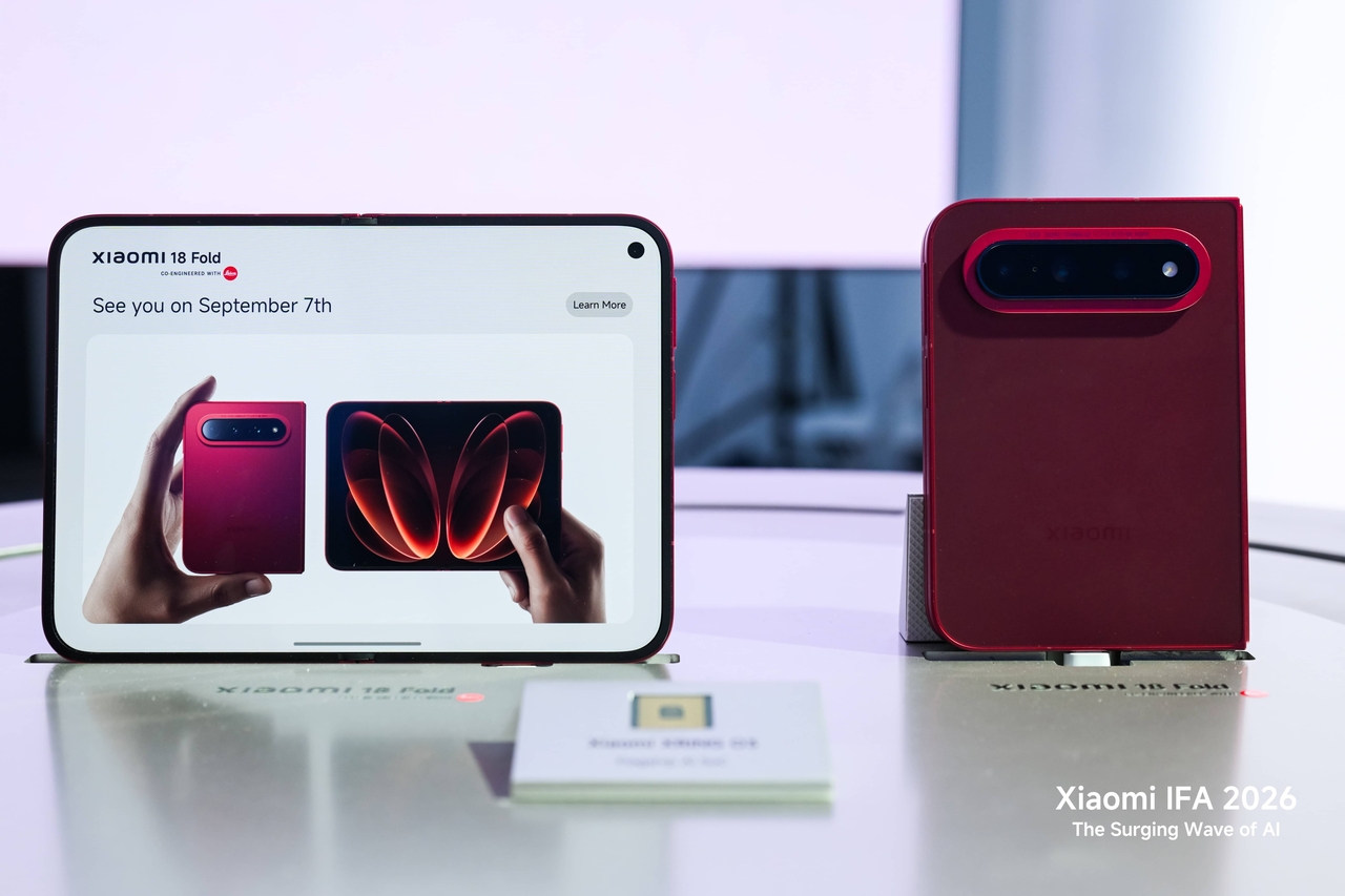 A promotional image of the Xiaomi 18 Fold. [Provided by Xiaomi]