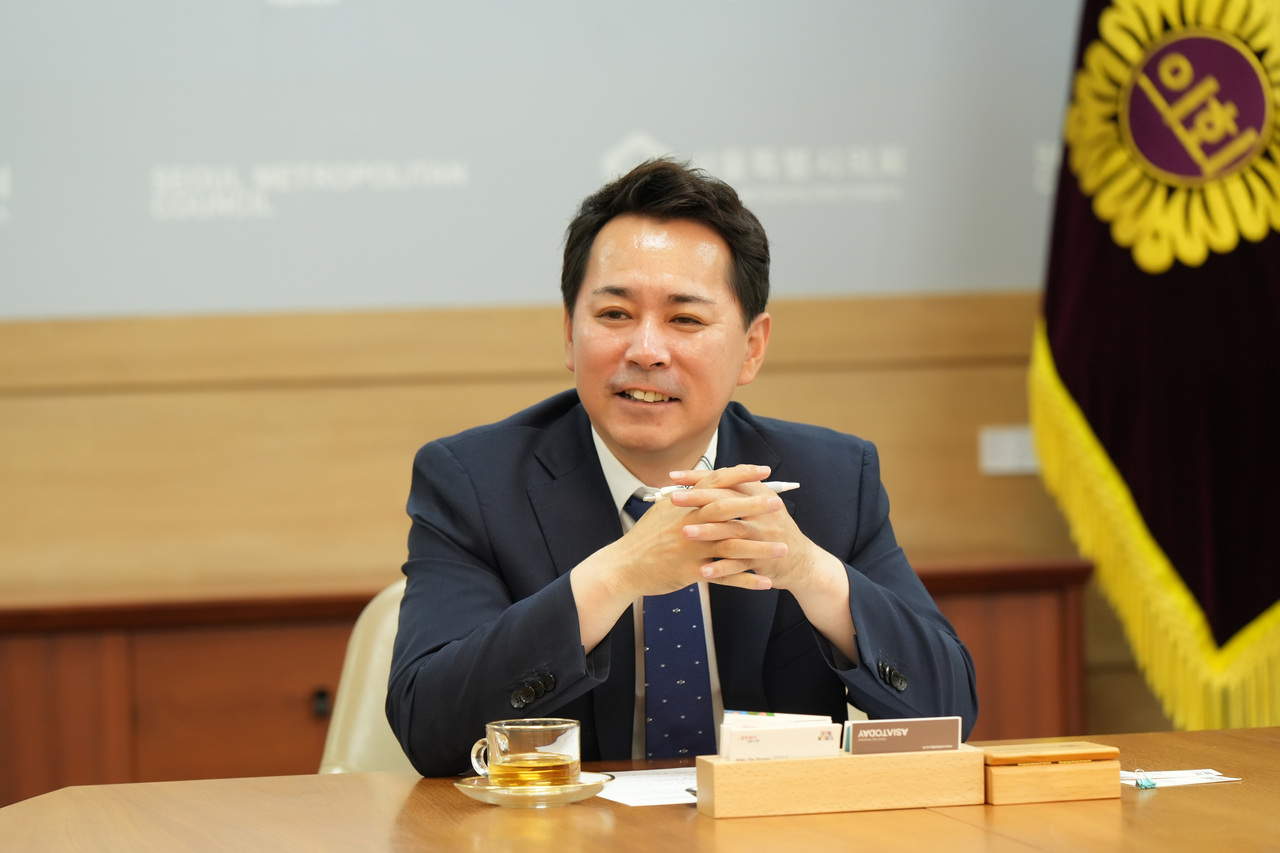임만균 서울시의회 의장이 헤럴드경제와 만나 집행부 견제와 협치, 현장 중심 의정을 강조하며 향후 의회 운영 구상을 밝히고 있다. 공공정책팀 조수임