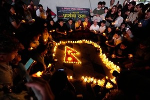 Nepalis in Seoul mourn flood victims