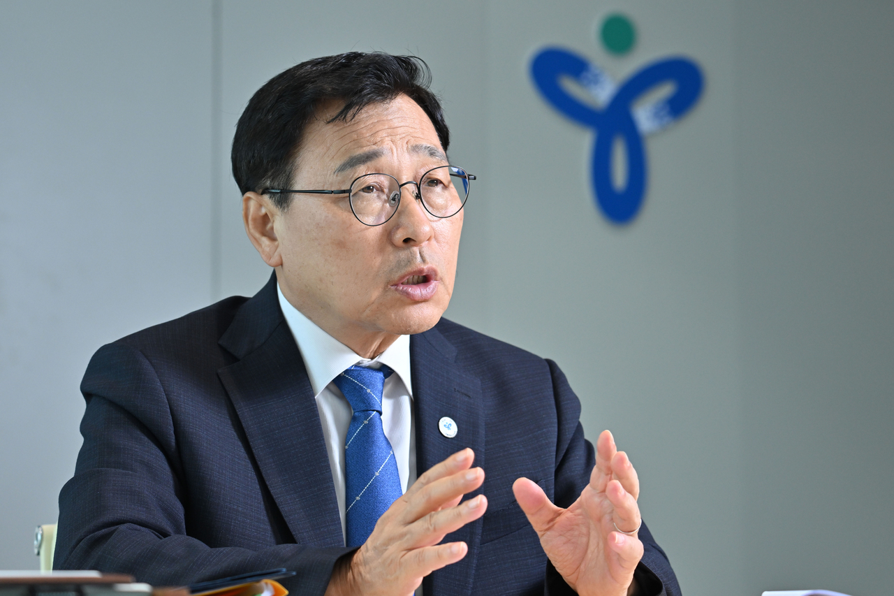 정근식 서울시교육감이 20일 오후 서울 용산구 서울시교육청 내 집무실에서 헤럴드경제와 인터뷰를 하고 있다. 임세준 기자
